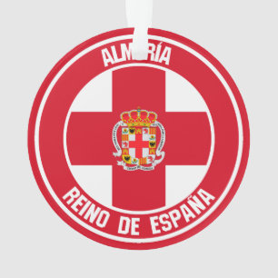 Almería Round Emblem Ornament