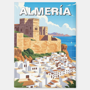 Almeria Spain Alcazabar Travel Magnet