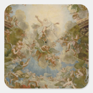 Almighty God the Father - Palace of Versailles Square Sticker