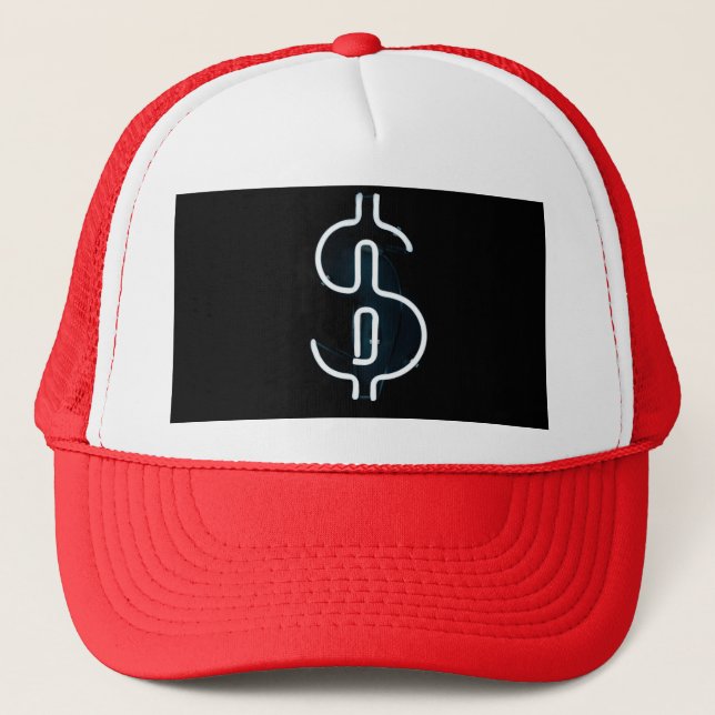 Almighty Neon Dollar Trucker Hat (Front)
