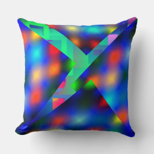 Almofada colorida em estilo luzes embaçadas e mais cushion