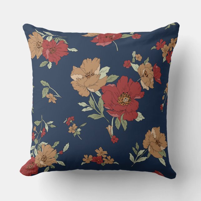 Almofada Floral stamp Cushion (Front)