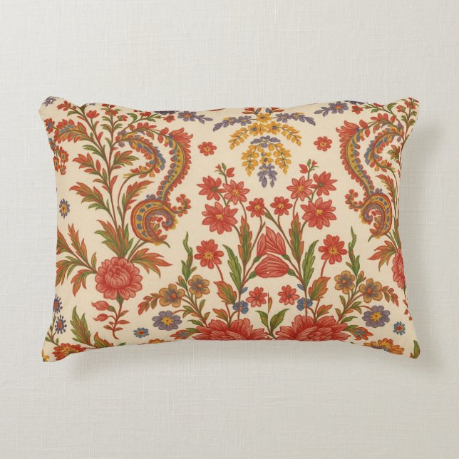 Almofada Flores de Zinnia in arts Decorative Cushion (Front)