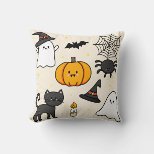 Almofada fofa com desenho Happy Halloween Cushion