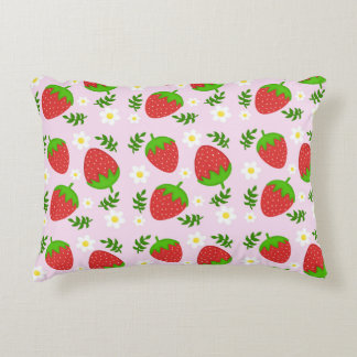 Almofada fofa continuous design strawberries botto decorative cushion