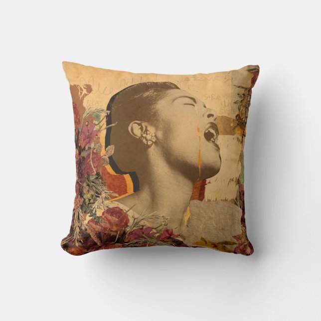 ALMOFADA JAZZ - BILLIE HOLIDAY CUSHION (Front)