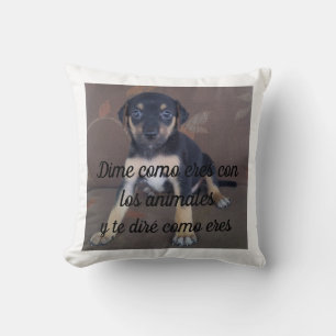 Almohada Dime como eres con los animales Cushion