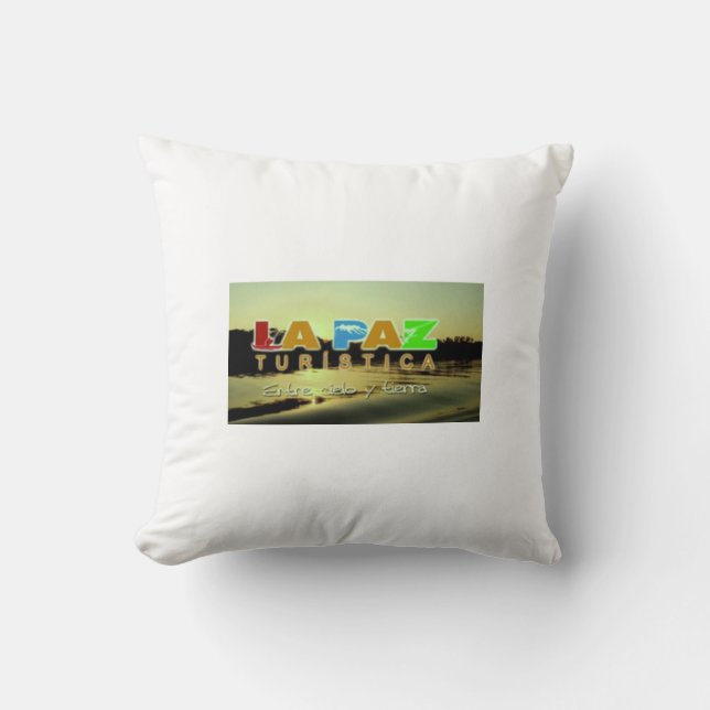 Almohada La Paz turistica Cushion (Front)