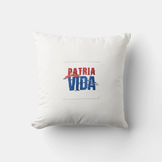 Almohada Patria y vida Cushion (Front)