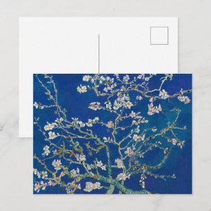 Almond Bloom (Indigo) Van Gogh Postcard