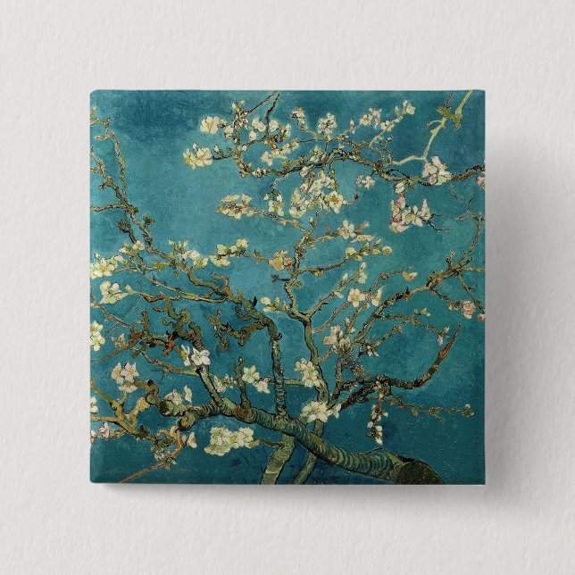 Almond Blossom Button (Front)
