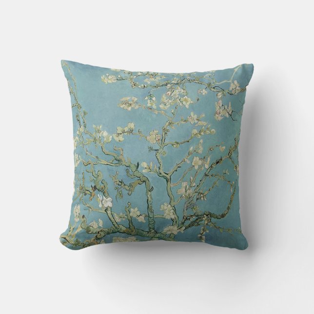 Almond Blossom by Vincent Van Gogh, 1888-1890 Cushion (Front)