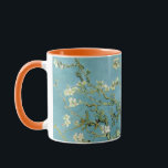 Almond blossom by Vincent Van Gogh Mug<br><div class="desc">Large blossom branches like this against a blue sky were one of Van Gogh’s favourite subjects. Almond trees flower early in the spring making them a symbol of new life. Van Gogh borrowed the subject, the bold outlines and the positioning of the tree in the picture plane from Japanese printmaking....</div>
