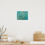 Almond Blossom by Vincent van Gogh Poster<br><div class="desc">Almond Blossom,  1890 by Vincent van Gogh. Flowering trees were special to van Gogh. They represented awakening and hope. He enjoyed them aesthetically and found joy in painting flowering trees.</div>