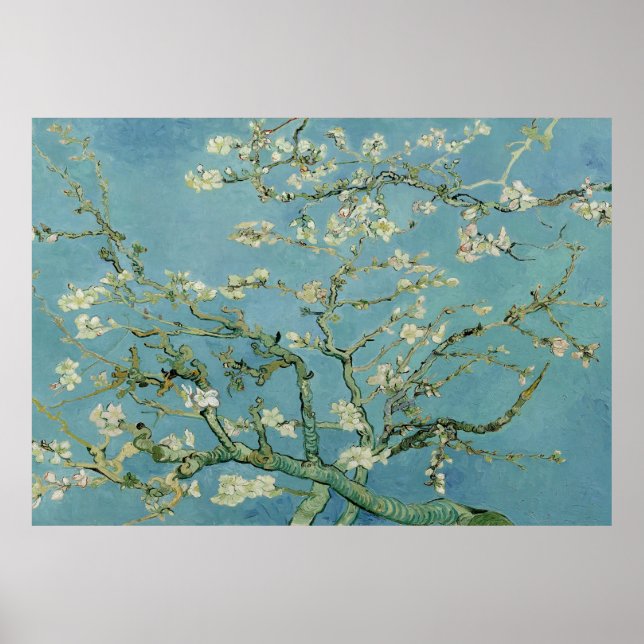 Almond blossom by Vincent Van Gogh Poster (Front)