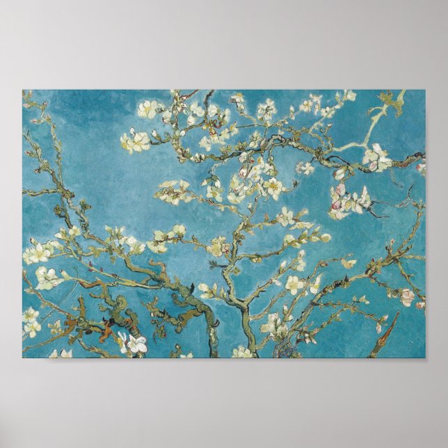 Almond Blossom by Vincent van Gogh Poster (Front)