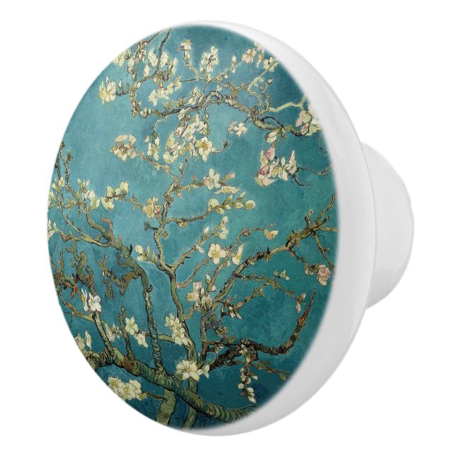 Almond Blossom Ceramic Knob (Right)