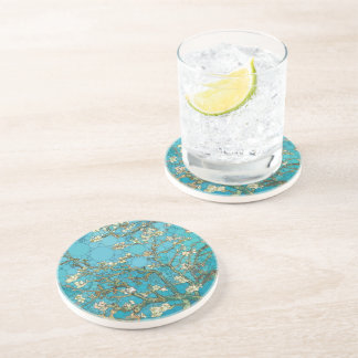 Almond Blossom, Dots by After Vincent van Gogh Coaster