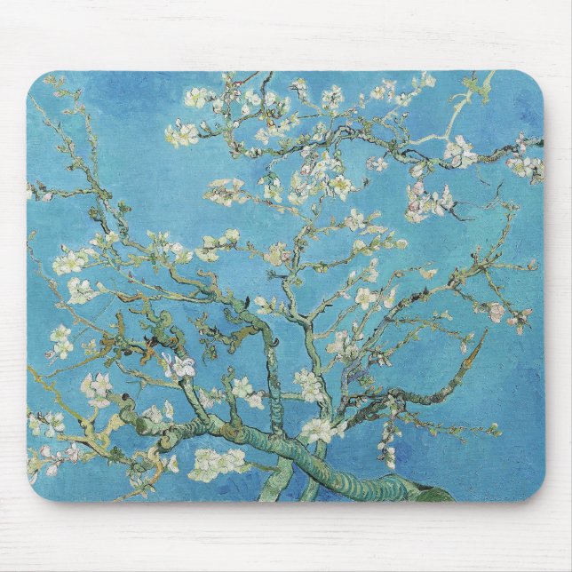 Almond Blossom Mouse Pad (Front)