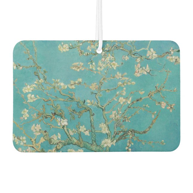 Almond Blossom, Oil Painting, Vincent Van Gogh Car Air Freshener (Front)