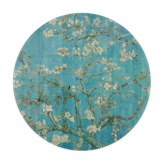 Almond Blossom, Oil Painting, Vincent Van Gogh Cutting Board (Front)