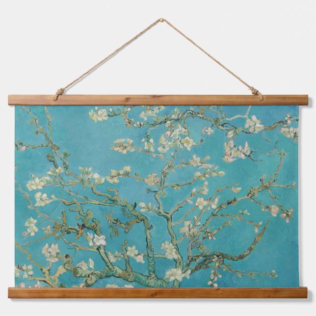 Almond Blossom, Oil Painting, Vincent Van Gogh Hanging Tapestry (Front)