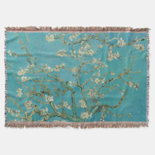 Almond Blossom, Oil Painting, Vincent Van Gogh Throw Blanket