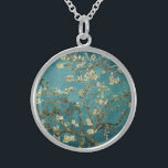 Almond Blossom Sterling Silver Necklace<br><div class="desc">Almond Blossom by Vincent van Gogh Almond Blossom was painted in 1890 in honour of a special event in Vincent's life. On January 31, Vincent's brother Theo and his wife Johanna had a son, and they named him Vincent Willem. Vincent painted this branch of blossoming almond in celebration of the...</div>
