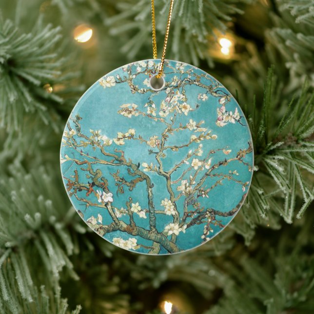 Almond blossom, Van Gogh  Ceramic Ornament (Tree)