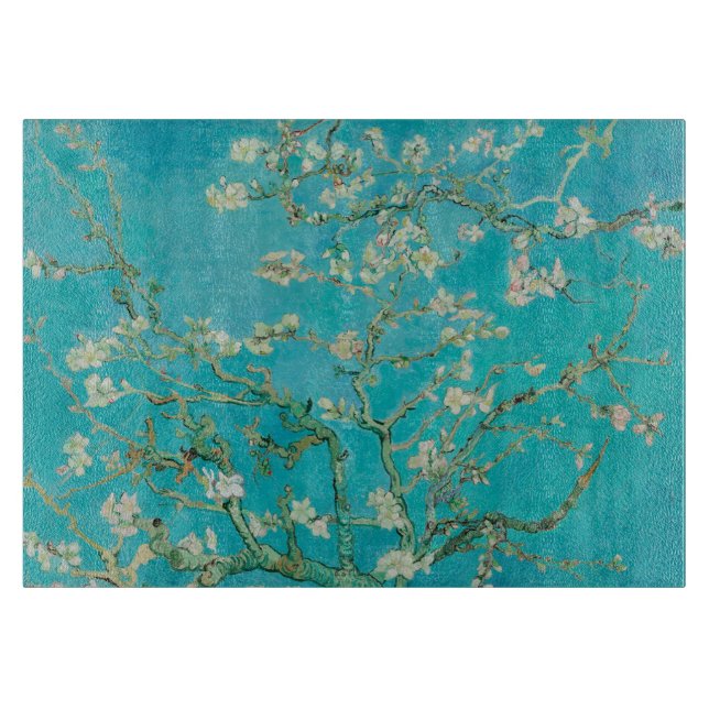 Almond Blossom Van Gogh Cutting Board (Front)