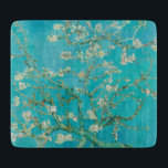 Almond Blossom Van Gogh Cutting Board<br><div class="desc">Vintage painting reprodution of Almond Blossom by Vincent van Gogh,  1890. It features the blossoming almond tree branches against the sky. Almond trees bloom early in the spring and symbolise the start of new life. Van Gogh made this painting as a gift for his newborn nephew.</div>