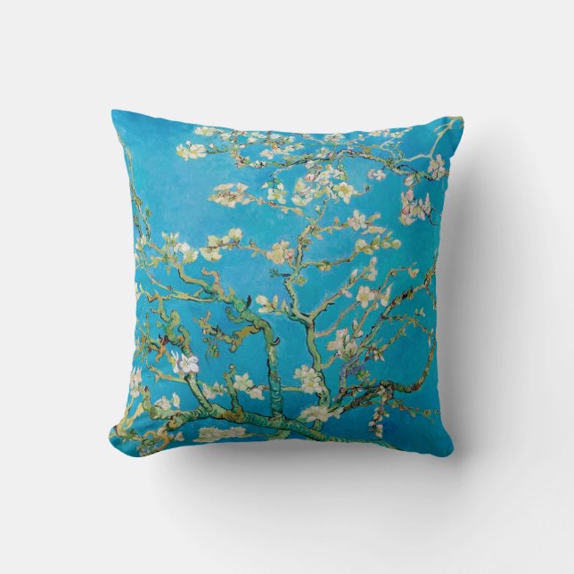 Almond Blossom, Vincent van Gogh Cushion (Front)