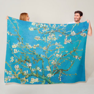 Almond Blossom, Vincent van Gogh Fleece Blanket