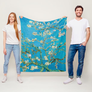 Almond Blossom, Vincent van Gogh Fleece Blanket