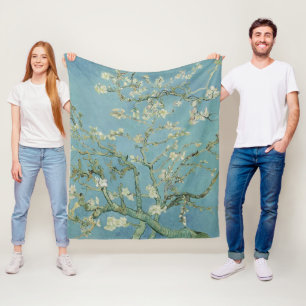 Almond Blossom: Vincent Van Gogh Fleece Blanket