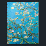 Almond Blossom Vincent Van Gogh Notebook<br><div class="desc">Almond Blossom by Vincent van Gogh with stunning green and blue colours.</div>