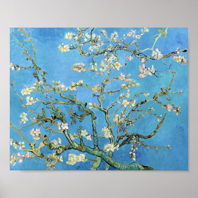 Almond Blossom Vincent Van Gogh Poster (Front)