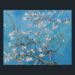 Almond Blossoms Blue Vincent van Gogh Art Painting Poster<br><div class="desc">Vincent van Gogh (Dutch, 1853 - 1890) Almond Blossom, 1890, Oil on canvas Unframed: 73.3 cm x 92.4 cm Vincent van Gogh painted this still life of almond blossoms against a blue sky for his newborn nephew who was named after him. The almond tree is a symbol of this new...</div>