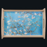 Almond Blossoms Blue Vincent van Gogh Art Painting Serving Tray<br><div class="desc">Vincent van Gogh (Dutch, 1853 - 1890) Almond Blossom, 1890, Oil on canvas Unframed: 73.3 cm x 92.4 cm Vincent van Gogh painted this still life of almond blossoms against a blue sky for his newborn nephew who was named after him. The almond tree is a symbol of this new...</div>