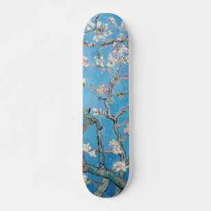 Almond Blossoms Blue Vincent van Gogh Art Painting Skateboard