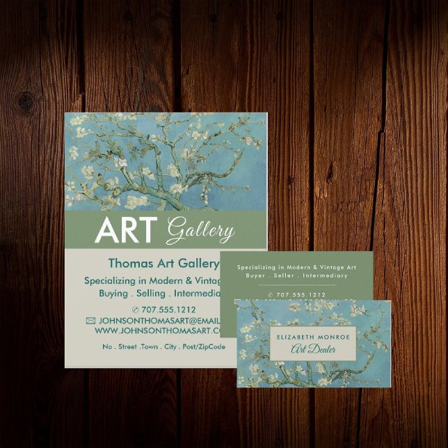 Almond Blossoms By Vincent Van Gogh, Art Dealer Business Card (Creator Uploaded)