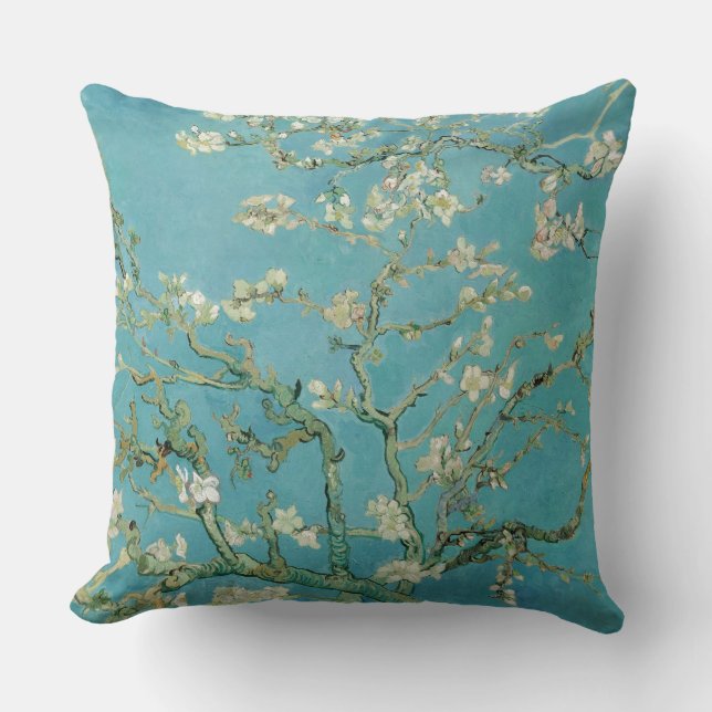 Almond Blossoms by Vincent van Gogh Cushion (Front)