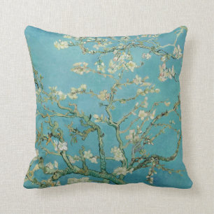 Almond Blossoms by Vincent Van Gogh Fine Art Cushion
