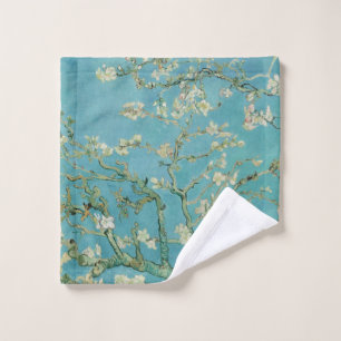 Almond Blossoms by Vincent Van Gogh Fine Art Wash Cloth