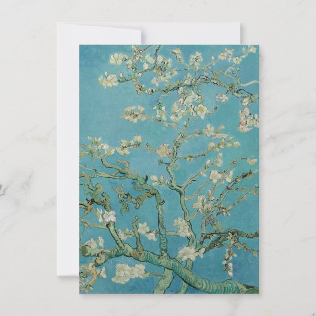 Almond Blossoms by Vincent van Gogh Invitation (Front)