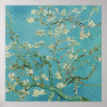 Almond Blossoms by Vincent van Gogh Poster<br><div class="desc">Almond Blossoms from is a group of several paintings made in 1888 and 1890 by Vincent van Gogh in Arles and Saint-Rémy, southern France of blossoming almond trees. Flowering trees were special to Van Gogh. They represented awakening and hope. He enjoyed them aesthetically and found joy in painting flowering trees....</div>