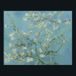 Almond Blossoms by Vincent Van Gogh Poster<br><div class="desc">Almond Blossoms by Vincent Van Gogh, oil on canvas 1890, is a painting of the branches of an almond tree with small, blooming white flowers against a clear and bright blue sky. Painted with the influences of Impressionism and Japanese prints in its flattened colours and bold, expressive outlines, the subject...</div>