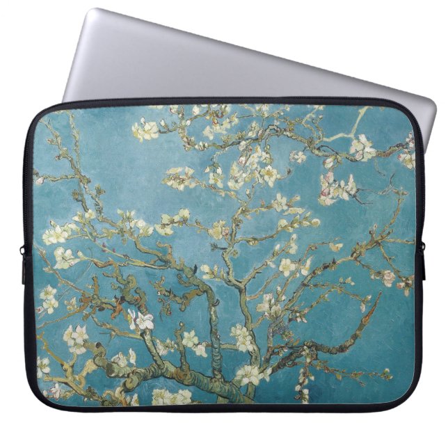 Almond Blossoms, Famous Painting Laptop Sleeve (Front)