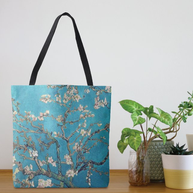 Almond Blossoms Floral Vincent van Gogh Tote Bag (Creator Uploaded)