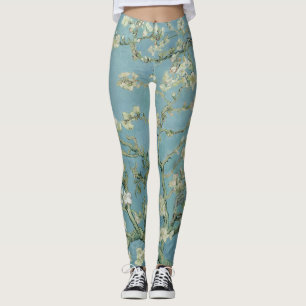 Almond Blossoms Leggings
